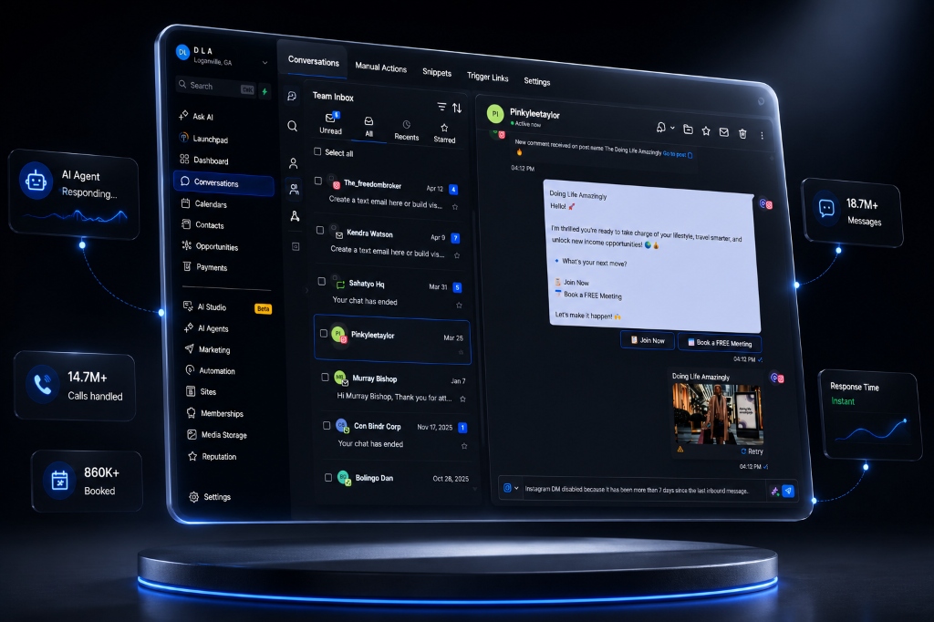 Nexa HQ Connected Operating System on Pedestal
