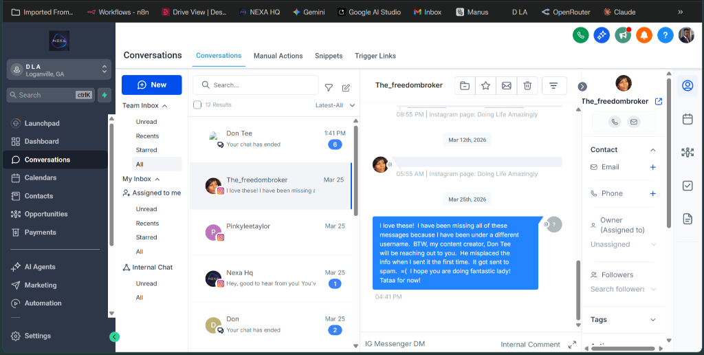 Nexa CRM & Lead Management
