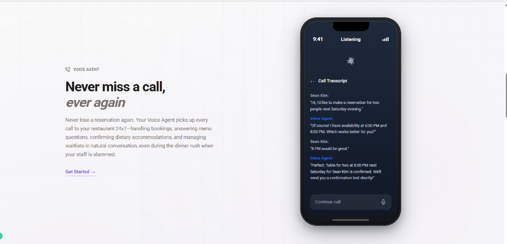 Nexa AI Voice Receptionist